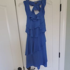 Blue Ruffle Dress